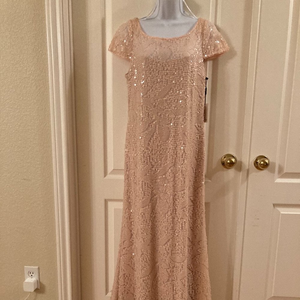 Calvin Klein Sequin Pink Gown
